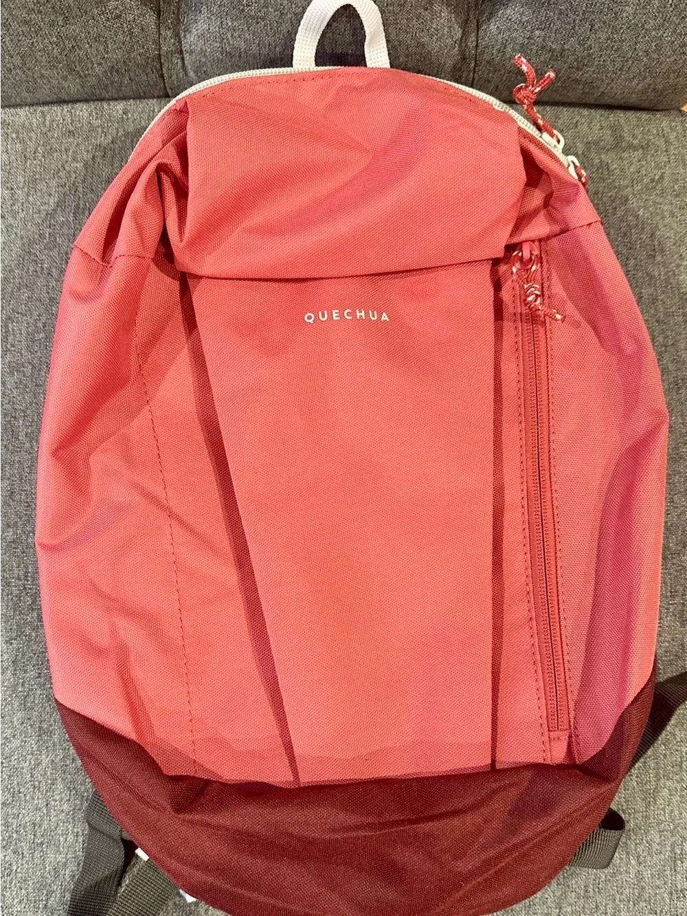 NEW Decathlon Quechua 10L Hiking Backpack Daypack Coral Pink & Maroon Small